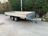 Humbaur Plateau Aanhangwagen 410x185x350mm MTM 3000kg