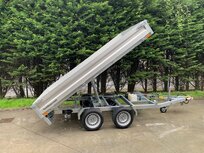 Dubbelas kipper aanhangwagen 314x175x30 cm MTM 3000Kg
