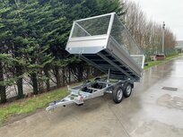 Dubbelas handmatige Kipper + Loofrekken 70cm