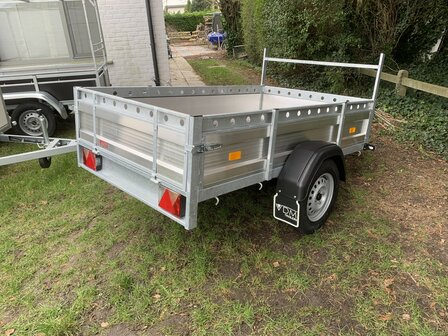 Enkelas bak Aanhangwagen 258x130 Aluminium