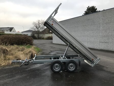 Dubbelas kipper aanhangwagen 308x158 Mtm 750kg