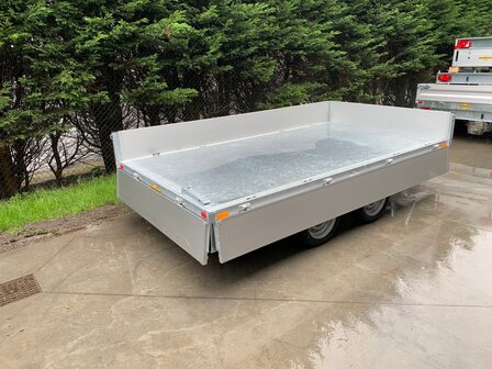 Dubbelas kipper aanhangwagen 314x175x30 cm MTM 3000Kg