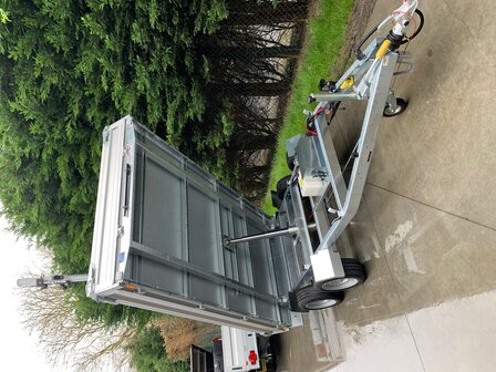 Dubbelas kipper aanhangwagen 314x175x30 cm MTM 3000Kg