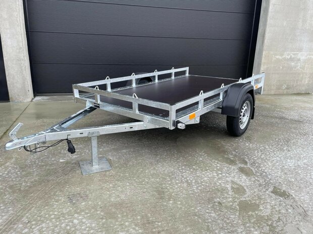Enkelas Mini transporter aanhangwagen 258x150