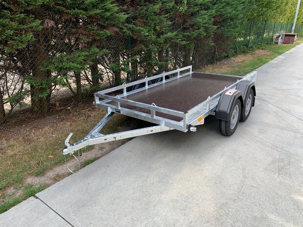 Dubbelas mini transporter aanhangwagen 300x150