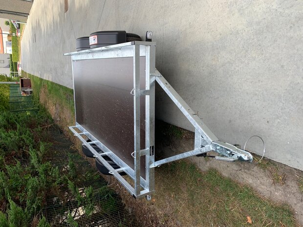 Dubbelas mini transporter aanhangwagen 300x150