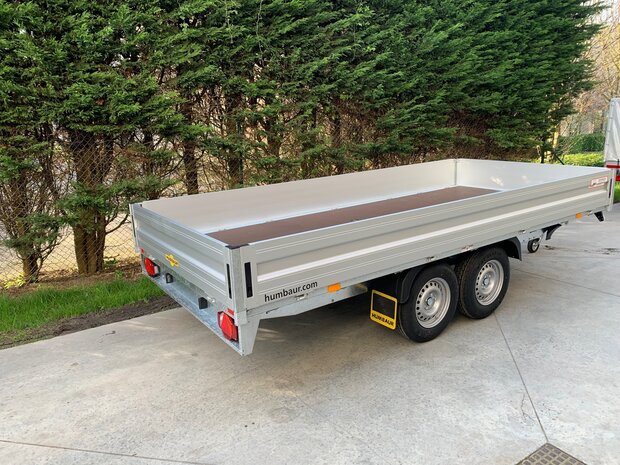 Humbaur Plateau Aanhangwagen 410x185x350mm MTM 3000kg