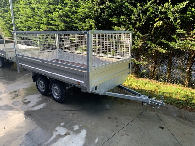 Dubbelas Plateau 308x158x30cm + Loofrekken 70Cm