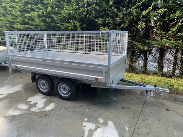 Dubbelas Plateau 308x158x30cm + Loofrekken 70Cm