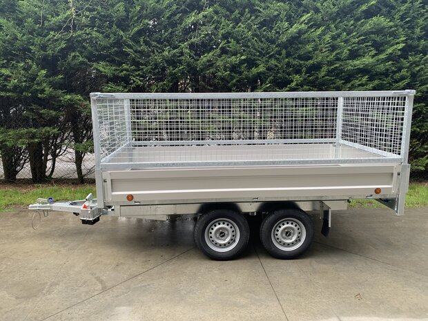 Dubbelas handmatige Kipper + Loofrekken 70cm