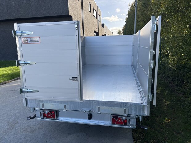 JCS 3-Zijdige kipper aanhangwagen