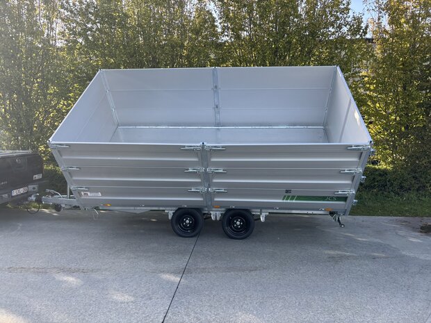 JCS 3-Zijdige kipper aanhangwagen