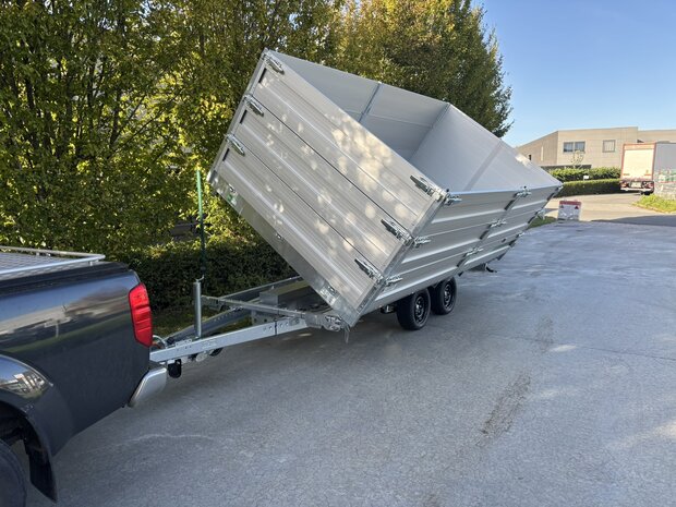JCS 3-Zijdige kipper aanhangwagen