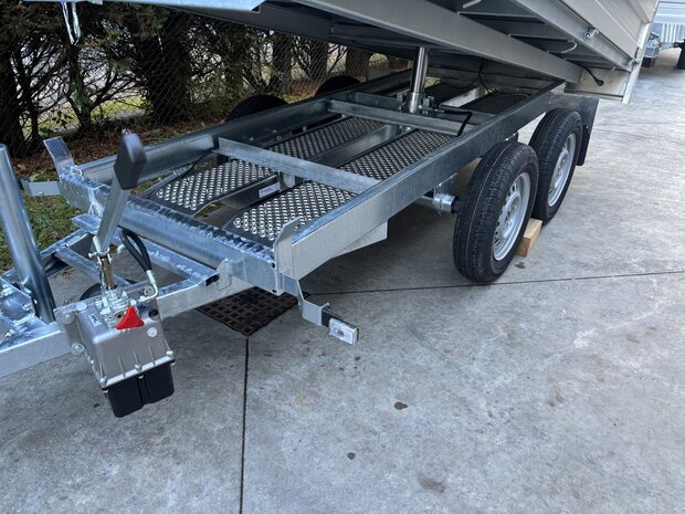 Kipper aanhangwagen + 2 lagen aluminium